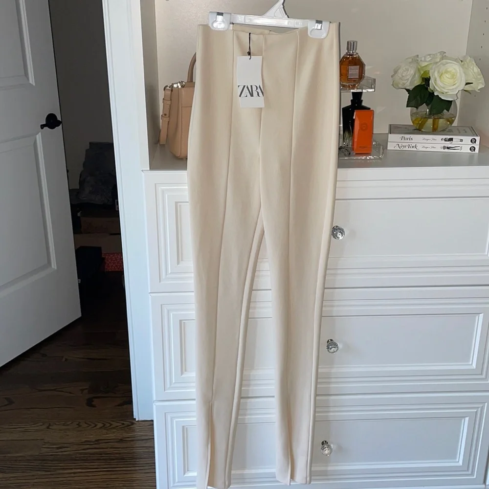 Zara High Rise Slit Leggings - Picture 2 of 9